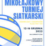 Niebieski i Żółty Siatkówka Turniej Plakat.png